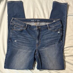 Old Navy Women's Dark Blue Skinny Jeans Pop Icon Skinny size 16 long